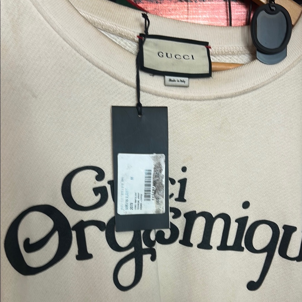 Gucci Orgasmic  Cream  Sweatshirt